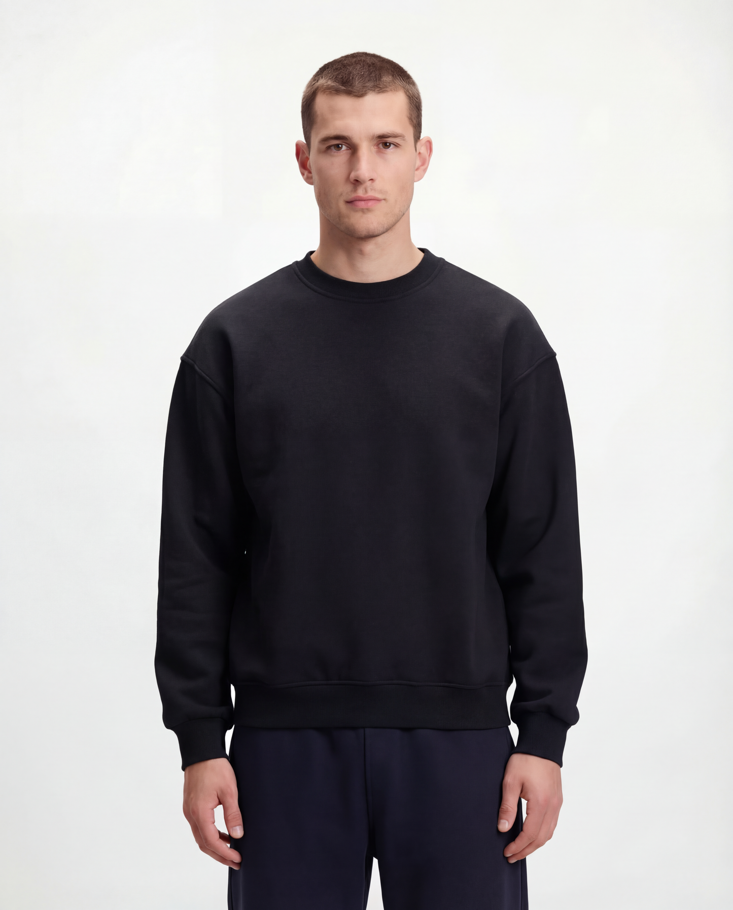 LONDON BAGGY CREWNECK (Black)