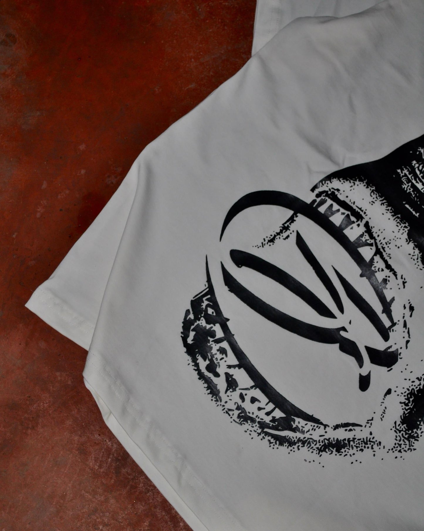 SAINT WORLD V2 White T-Shirt (Shark)