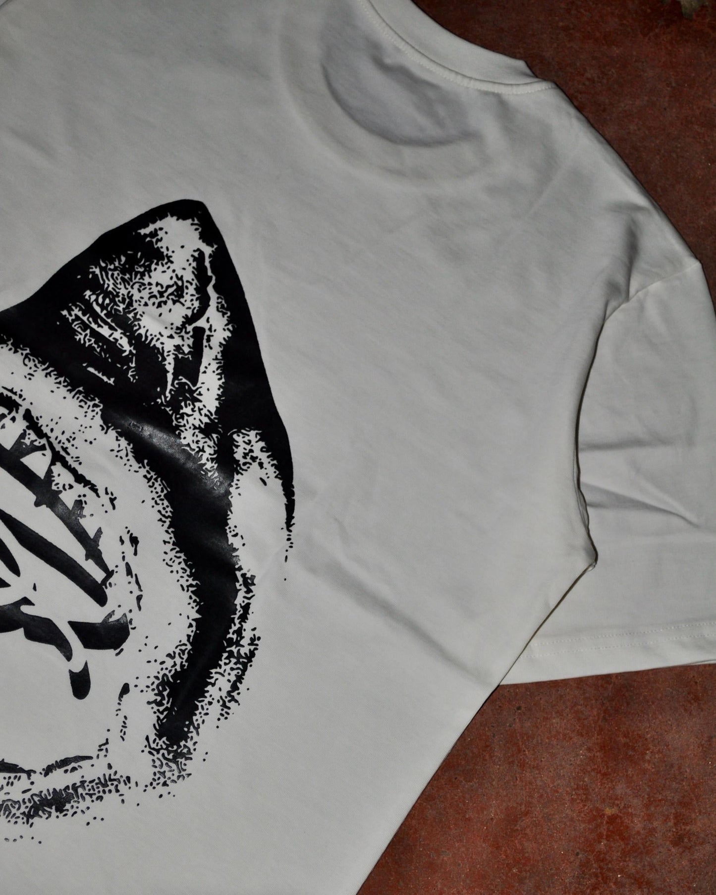 SAINT WORLD V2 White T-Shirt (Shark)