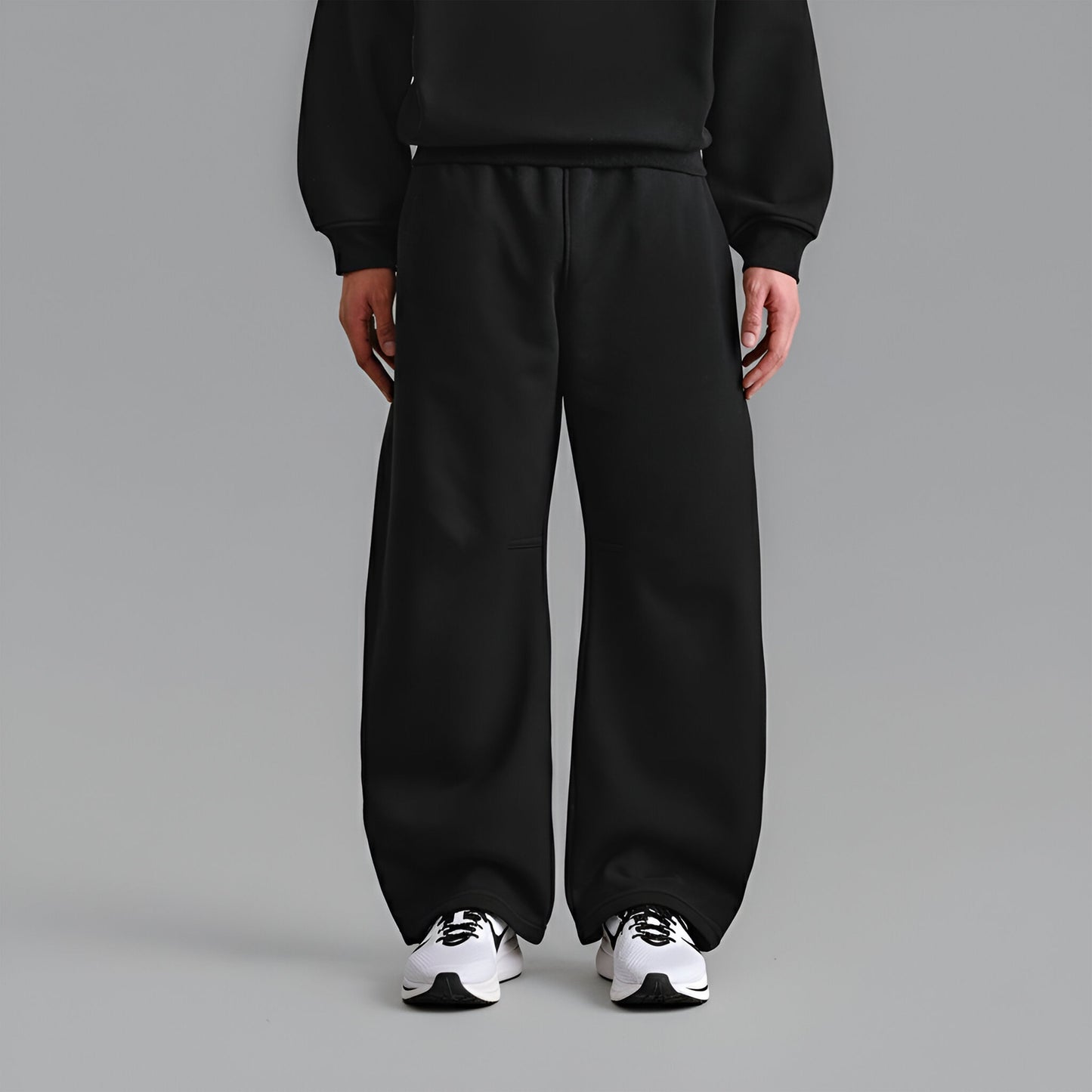 SAINT WORLD - HEAVY SWEATPANTS (BLACK)