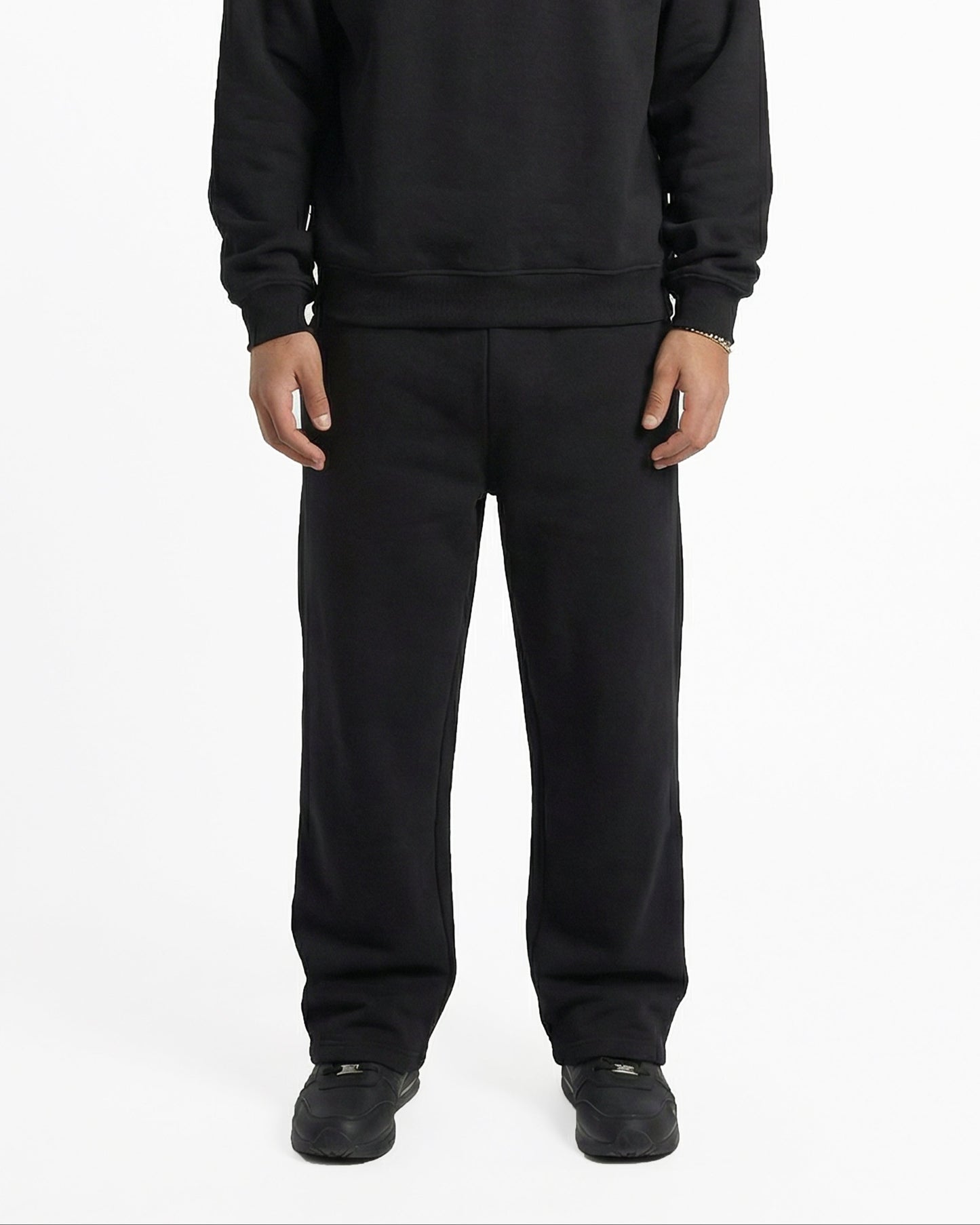 LONDON BAGGY SWEATPANTS (Black)